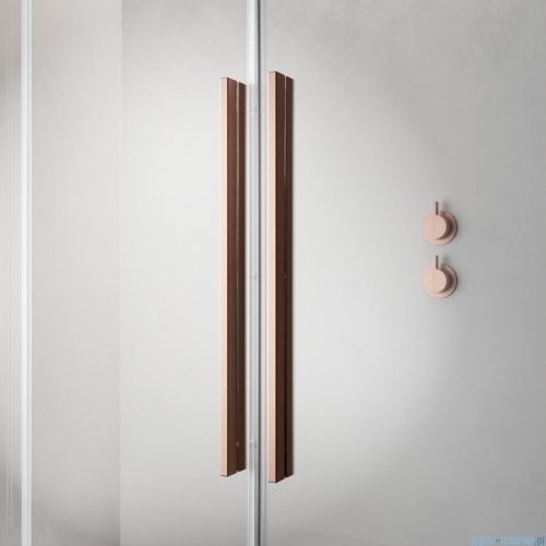 Radaway Furo Brushed Copper PND II parawan nawannowy 100cm lewy szczotkowana miedź 10109538-93-01L/10112494-01-01