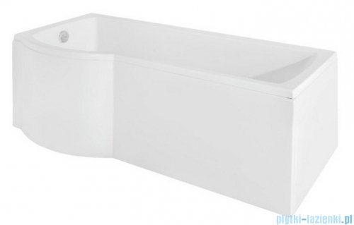 Besco Inspiro 150x70cm Wanna asymetryczna z parawanem lewa #WAI-150-PLE