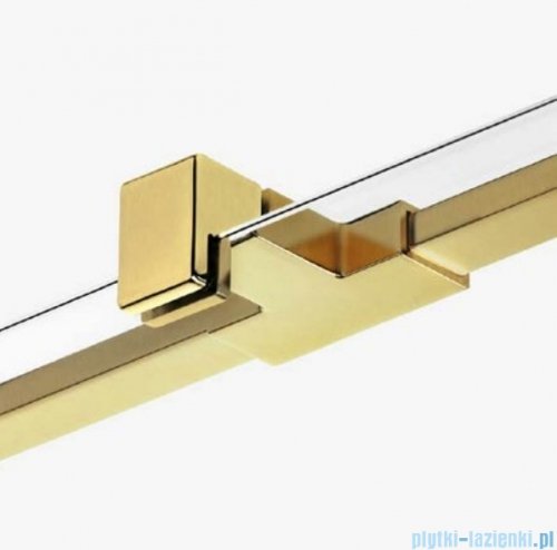 New Trendy Avexa Gold kabina prostokątna 100x110x200 cm przejrzyste lewa EXK-1760