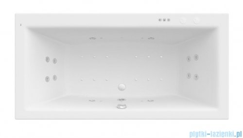 Roca Vita wanna 180x90cm z hydromasażem Smart WaterAir Plus