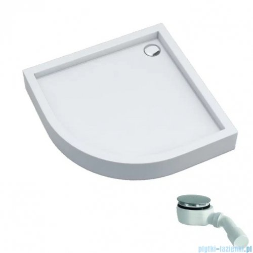 Schedpol Schedline Favory Plus brodzik półokrągły 80x80x16cm Biały 3ST.F1O-8080