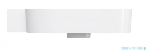 Omnires Ovo M+ umywalka nablatowa/wisząca lewa 64x44 cm biały połysk OVO645UWLBP