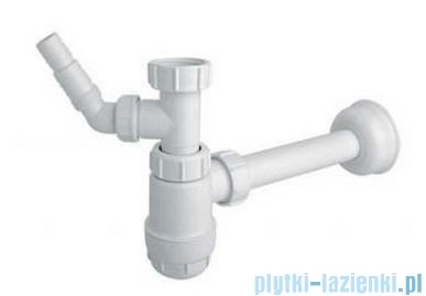 McAlpine Syfon umywalkowy butelkowy niski HC2WM-32