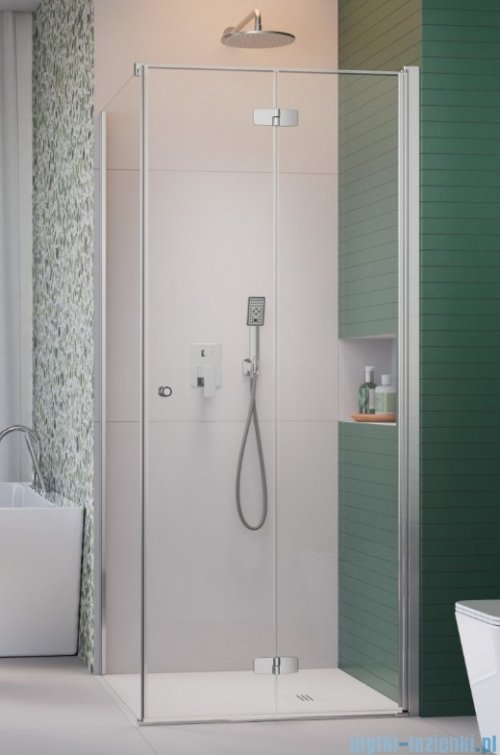Radaway Fuenta Kdj B kabina 100x110cm prawa chrom połysk szkło przejrzyste 1384083-01-01R/1384053-01-01
