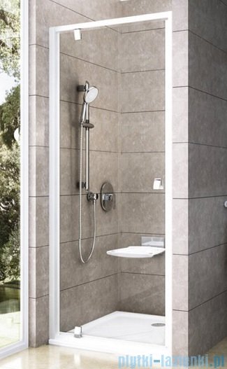 Ravak Drzwi prysznicowe obrotowe Pivot PDOP1-90 satyna transparent 03G70U00Z1