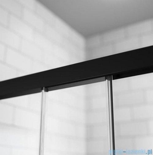 Radaway Idea Black Kdd kabina 75x110cm czarny mat/szkło przejrzyste 387066-54-01L/387063-54-01R