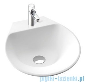 Marmorin Misa umywalka nablatowa bez otworu przelewowego i otworu na baterie 42x43 biała 633040020010