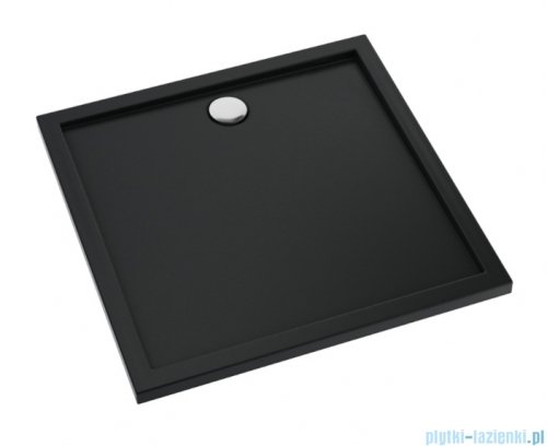 Schedpol Schedline Sharper brodzik kwadratowy Czarny Mat 80x80x4,5cm 3S.S2K-8080/C/MG