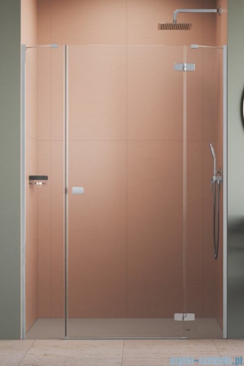 Radaway Fuenta Dwjs drzwi wnękowe 130cm prawe chrom połysk szkło przejrzyste 1384032-01-01R/1384090-01-01