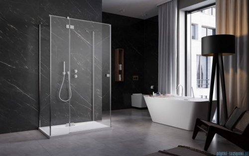 Radaway Essenza Kdj+S kabina 75x120x75cm lewa szkło przejrzyste 1384049-01-01/1385024-01-01L/1384049-01-01