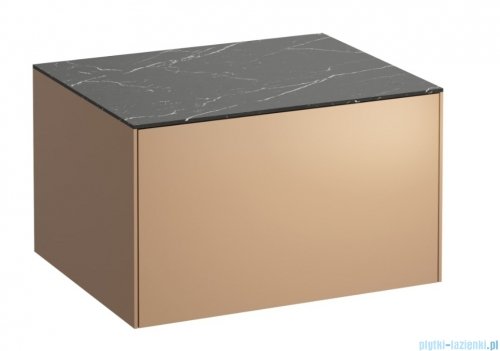 Laufen SONAR szafka pod umywalkę 57x45 cm Miedziany lakierowany/Czarna Marquina H4054000341411