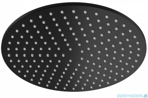 Kohlman Roxin Black zestaw prysznicowy z deszczownicą 30 cm czarny półmat QW210RBR30