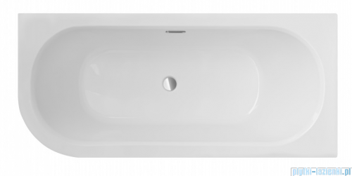 Besco Avita Slim + 170x75cm wanna asymetryczna prawa + syfon #WAV-170-SP+
