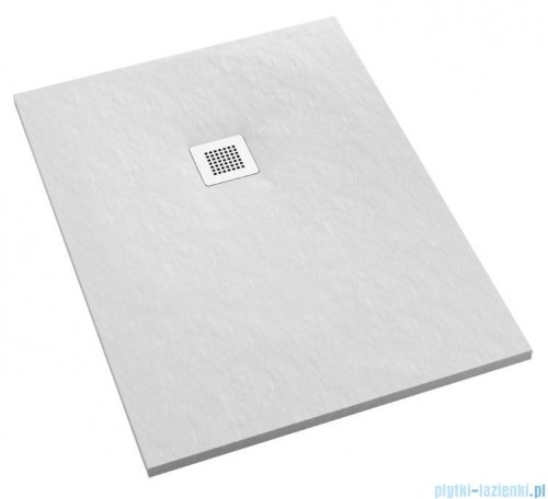 Schedpol Kalait White Stone brodzik prostokątny + syfon 90x100cm 3.3115/B/ST-M2