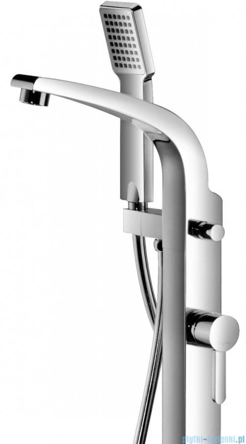 Omnires Darling bateria wannowa wolnostojąca kompletna chrom DA5033CR