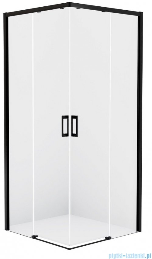 New Trendy Prime Black kabina prostokątna 90x70x200 cm przejrzyste D-0314A/D-0351A