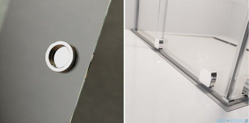 Radaway Furo KDJ RH kabina 100x100cm lewa szkło przejrzyste 10104492-01-01LU/10110510-01-01/10113100-01-01
