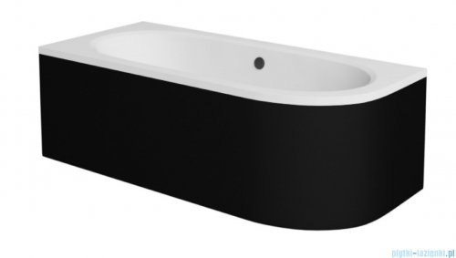 Besco Avita 170x75 obudowa wanny CZARNY mat lewa/prawa OAV-170-NSC