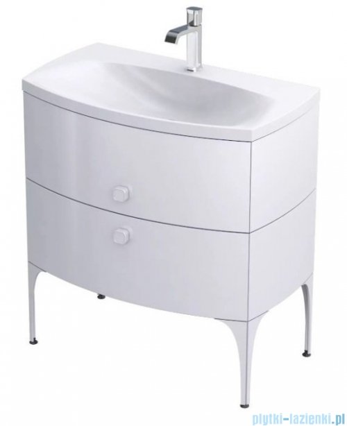 Oristo Louis szafka z umywalką 81x55x47 biała OR50-SD2S-82-1/UME-LU-82-93