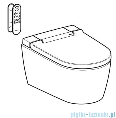 Geberit urządzenie WC z funkcją higieny intymnej AquaClean Sela, wisząca miska WC biały mat 146222JT1