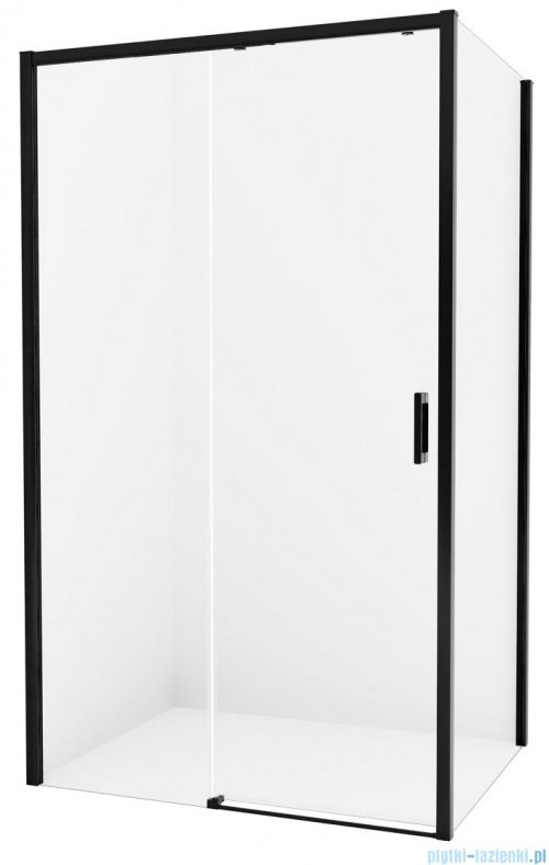New Trendy Prime Black kabina prostokątna 140x100x200 cm lewa przejrzyste D-0324A/D-0130B