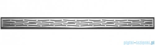 Tece Ruszt prosty Organic ze stali nierdzewnej Tecedrainline 100 cm stal szczotkowana 6.010.61