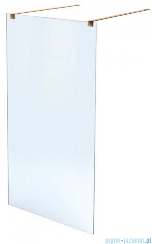Massi Walk in Gold 70x195cm kabina Walk In przejrzyste MSKP-FA1020-70-G