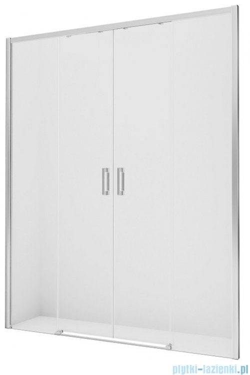 New Trendy Prime drzwi wnękowe podwójne 130x200 cm przejrzysta D-0356A