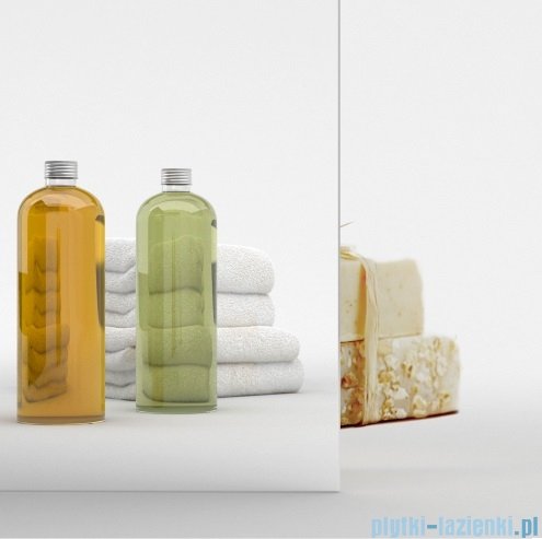 Radaway Nes KDD II Brushed GunMetal kabina walk-in 80cm lewa szczotkowany grafit szkło przejrzyste 10031080-92-01L