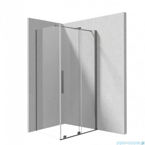 Deante Prizma Kabina prysznicowa prostokatna 140x70cm Titanium KPNDP14S07