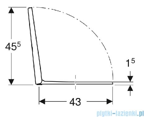 Geberit iCon Easy Mount Deska sedesowa wolnoopadająca 501.660.01.1