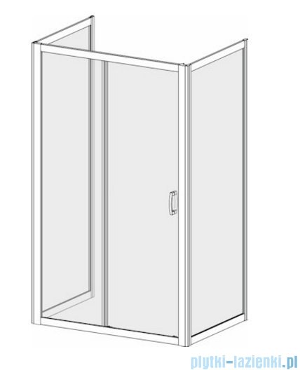 Radaway Premium Plus DWJ+2S kabina przyścienna 70x100x70cm szkło przejrzyste 