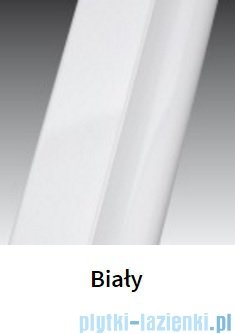 Novellini Drzwi prysznicowe składane LUNES B 78 cm szkło przejrzyste profil biały LUNESB78-1D