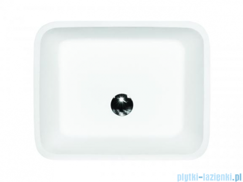 Besco Assos Glam srebrna umywalka wolnostojąca 41x52x85cm #UMD-A-WOS
