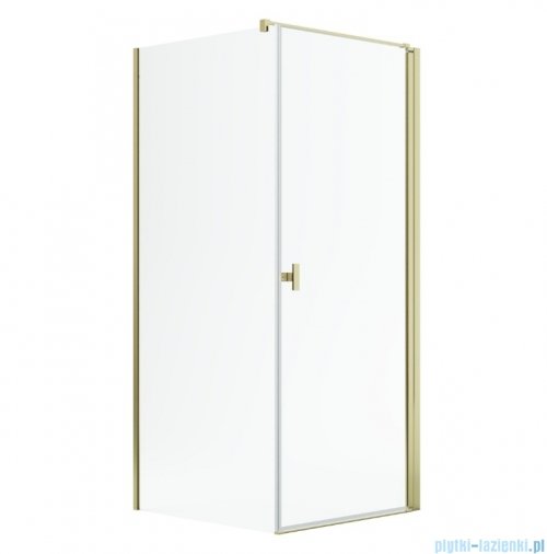 Radaway Nes Kdj I Gold kabina 80x75cm prawa złoty połysk 10022080-09-01R/10039075-01-01