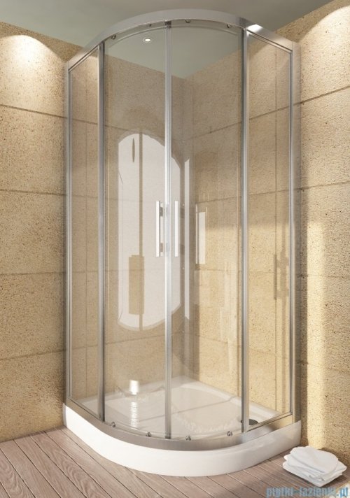 SanSwiss Top-Line TOPR Kabina prysznicowa półokrągła 90cm profil połysk TOPR500905007