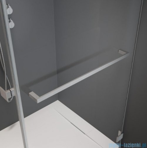 Radaway Nes Kdj B Brushed Nickel kabina 80x75cm lewa szczotkowany nikiel 10025080-91-01L/10039075-01-01