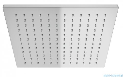 Kohlman Saxo zestaw wannowo-prysznicowy z deszczownicą kwadratową 20x20 cm chrom QW211SQ20