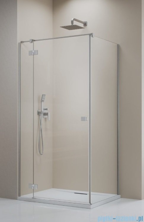 Radaway Essenza 8 Brushed Nickel Kdj kabina 100x75cm lewa szczotkowany nikiel 10480612-01-01L/10470337-91-01L/10113075-01-01
