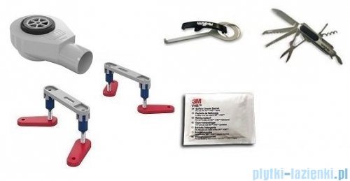 Wiper New Premium Pure Odpływ liniowy z kołnierzem 50 cm syfon drop 35 mat 500.0103.03.050