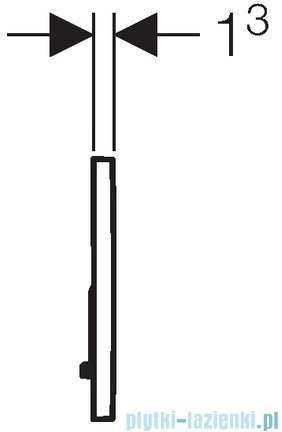Geberit Sigma01 przycisk spłukujący chrom błyszczący/chrom matowy 115.770.KA.5
