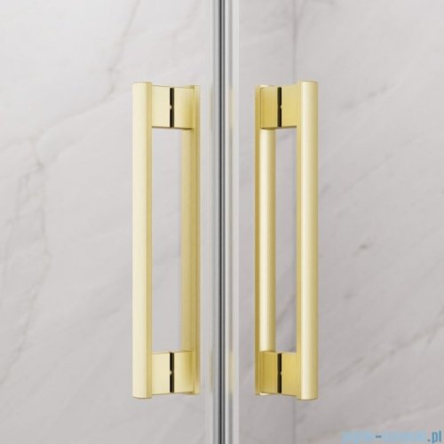 Radaway Idea 6 DWJ Brushed Light Gold drzwi wnękowe 105cm lewe szczotkowane jasne złoto 387021-98-01L