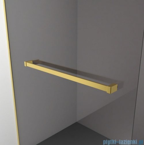 Radaway Essenza Gold Ptj kabina pięciokątna 90x80cm lewa szkło przejrzyste 1385010-09-01L/1385053-01-01