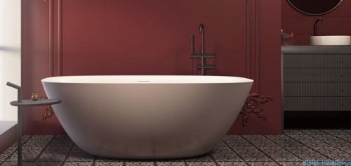 Sanitti Sette wanna wolnostojąca 170x82 + syfon z przelewem biała PW640011700