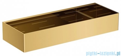Omnires Uni koszyk prysznicowy 30x11 cm złoty połysk UN10335GL