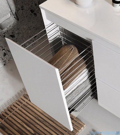 Elita Split szafka z umywalką i koszem cargo 100x63x46cm anthracite mat 168154/145945