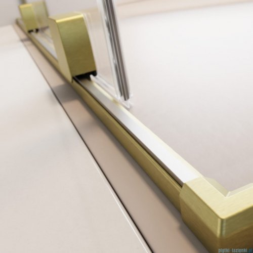 Radaway Furo SL Brushed Gold DWJ drzwi prysznicowe 100cm prawe szczotkowane złoto 10307522-99-01R/10110480-01-01