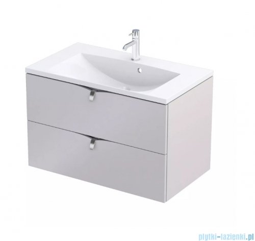 Oristo Siena szafka podumywalkowa wisząca 80x50x45cm piaskowy mat OR45-SD2S-80-10