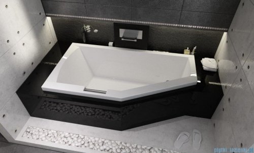 Riho Geta wanna asymetryczna 160x90cm z hydromasażem JOY prawa B029005005