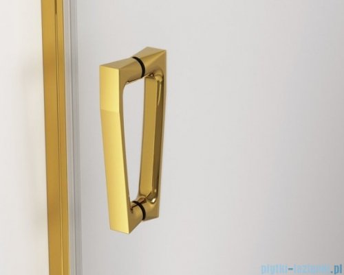 SanSwiss Cadura Gold Line drzwi przesuwne 140cm jednoskrzydłowe lewe z polem stałym CAS2G1401207